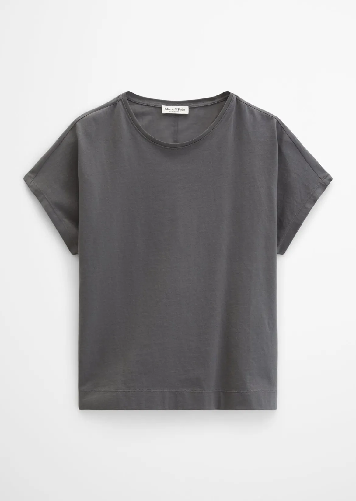 T-Shirt regular aus Material-Mix