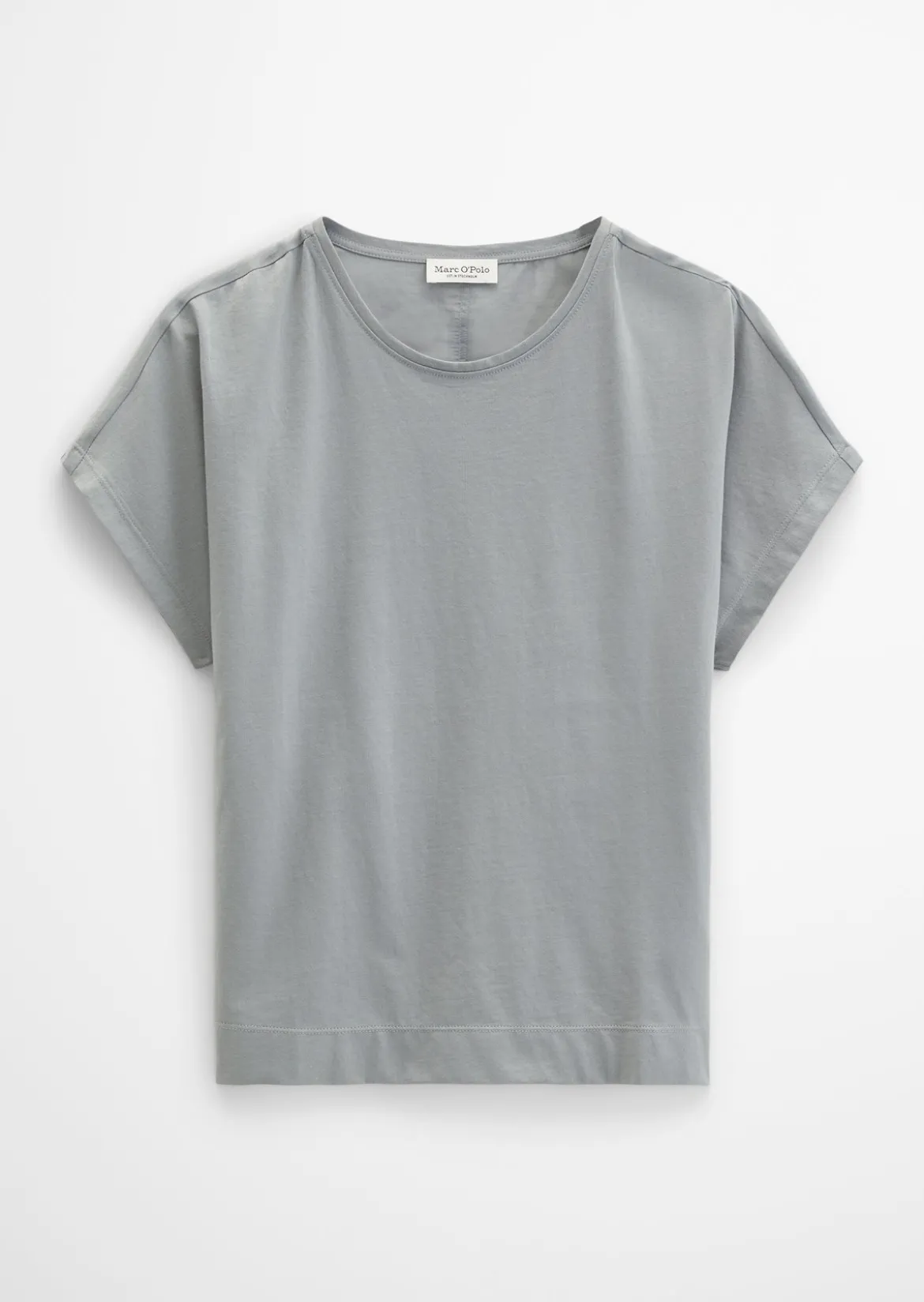 T-Shirt regular aus Material-Mix