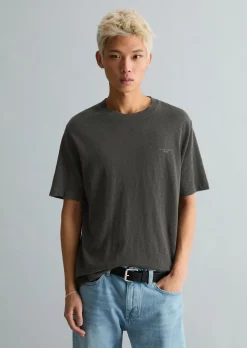 T-Shirt regular aus softer Slub-Jersey-Qualität