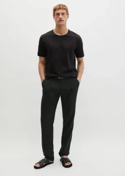 T-Shirt regular aus weichem Slub-Jersey