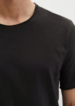 T-Shirt regular aus weichem Slub-Jersey