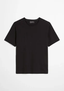 T-Shirt regular aus weichem Slub-Jersey