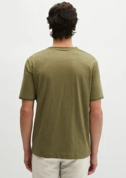 T-Shirt regular aus weichem Slub-Jersey