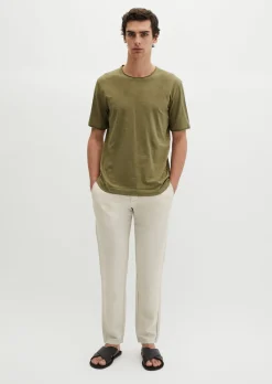 T-Shirt regular aus weichem Slub-Jersey