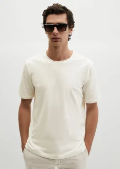 T-Shirt regular aus weichem Slub-Jersey