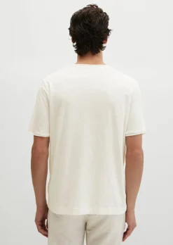 T-Shirt regular aus weichem Slub-Jersey