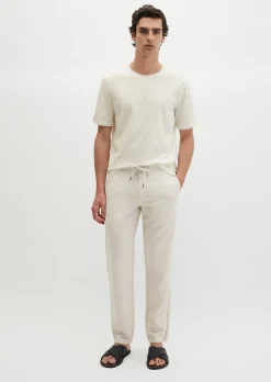 T-Shirt regular aus weichem Slub-Jersey