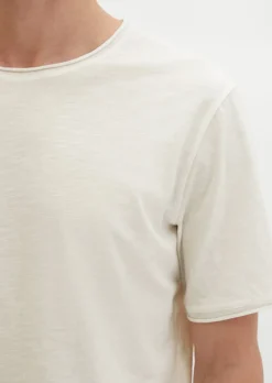T-Shirt regular aus weichem Slub-Jersey