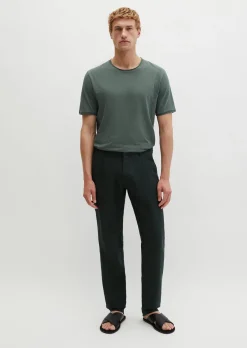 T-Shirt regular aus weichem Slub-Jersey