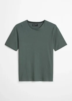 T-Shirt regular aus weichem Slub-Jersey