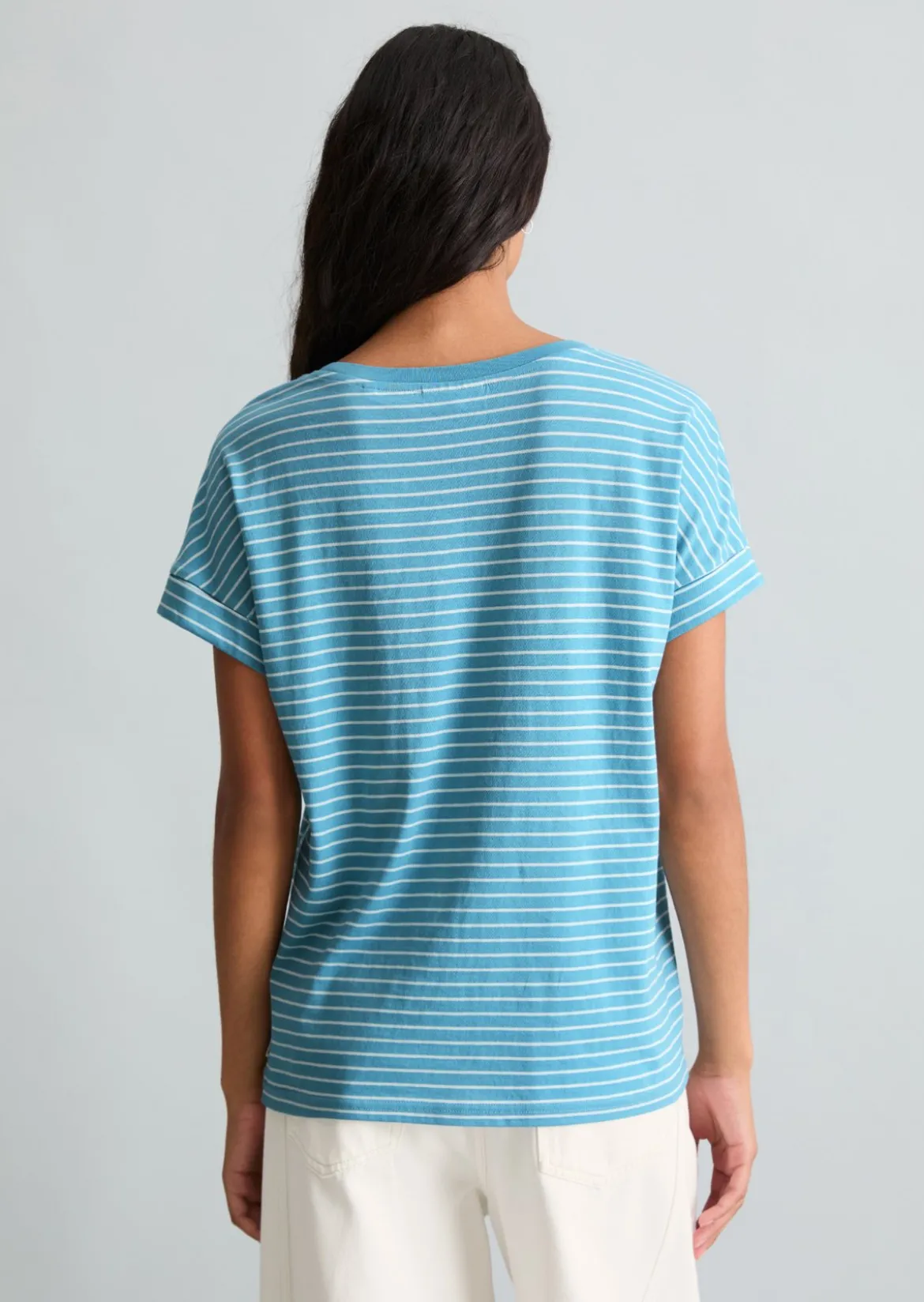 T-Shirt regular aus weichem Single Jersey