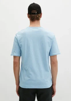 T-Shirt regular aus weichem Slub-Jersey