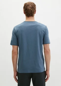 T-Shirt regular aus weichem Slub-Jersey