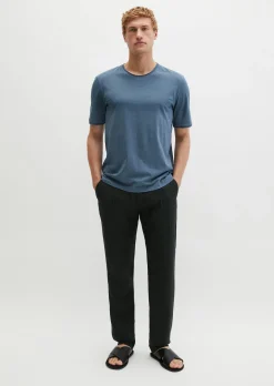 T-Shirt regular aus weichem Slub-Jersey