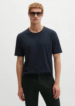 T-Shirt regular aus weichem Slub-Jersey