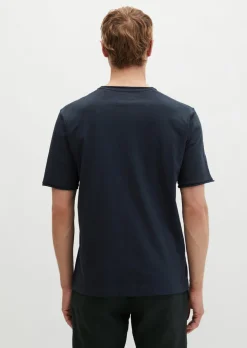T-Shirt regular aus weichem Slub-Jersey