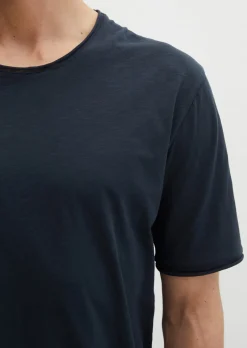 T-Shirt regular aus weichem Slub-Jersey