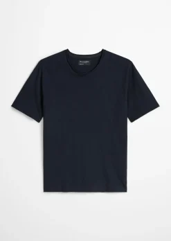 T-Shirt regular aus weichem Slub-Jersey