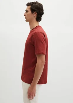 T-Shirt regular aus weichem Slub-Jersey