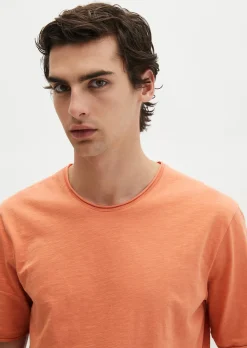 T-Shirt regular aus weichem Slub-Jersey