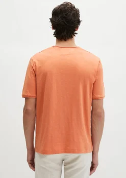 T-Shirt regular aus weichem Slub-Jersey