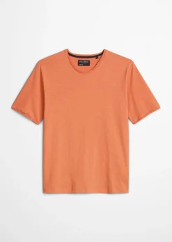 T-Shirt regular aus weichem Slub-Jersey
