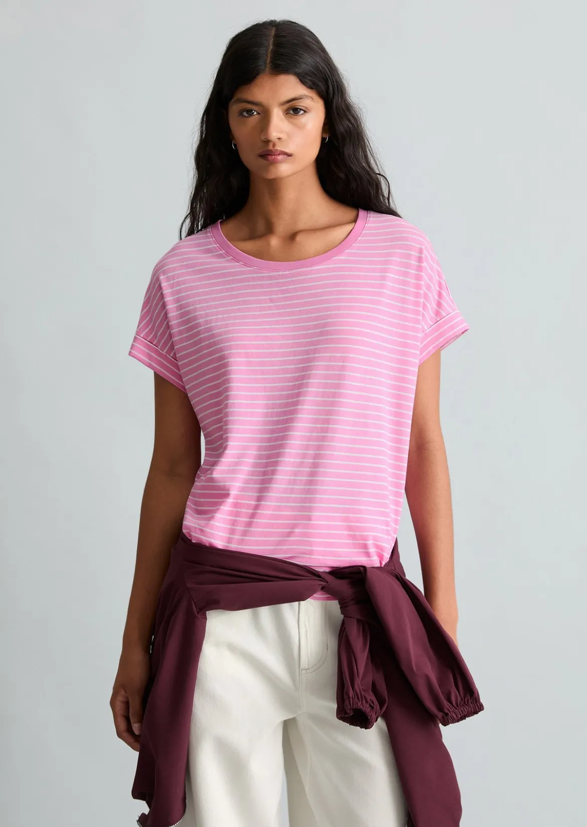 T-Shirt regular aus weichem Single Jersey