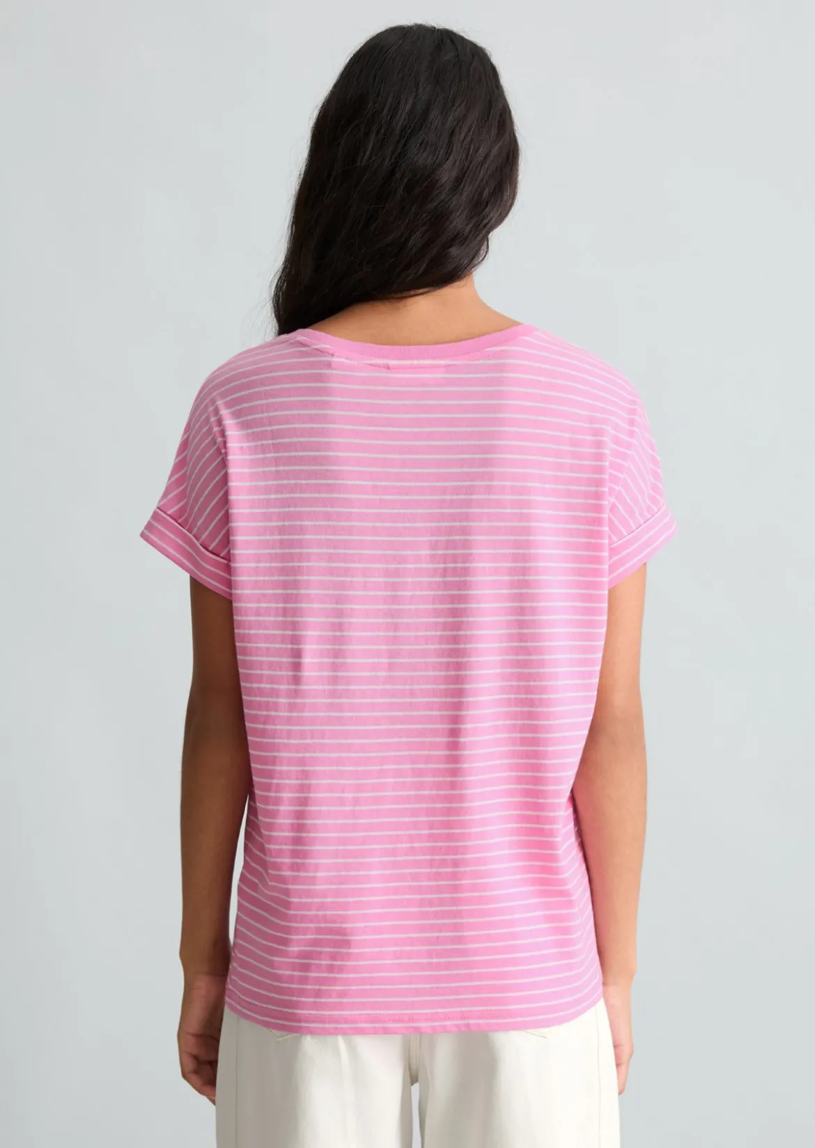 T-Shirt regular aus weichem Single Jersey