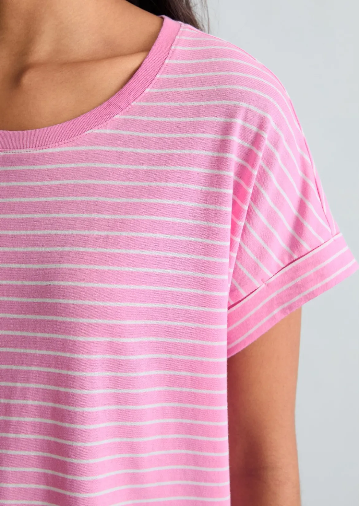 T-Shirt regular aus weichem Single Jersey