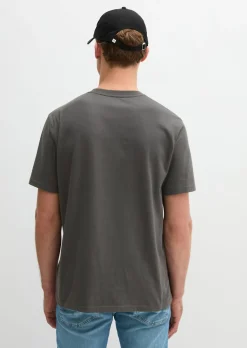 T-Shirt regular garment-dyed aus reiner Bio-Baumwolle