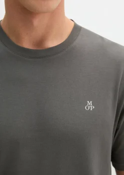 T-Shirt regular garment-dyed aus reiner Bio-Baumwolle
