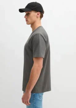 T-Shirt regular garment-dyed aus reiner Bio-Baumwolle