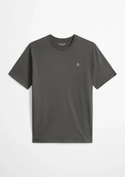 T-Shirt regular garment-dyed aus reiner Bio-Baumwolle