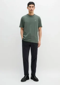 T-Shirt regular garment-dyed aus reiner Bio-Baumwolle