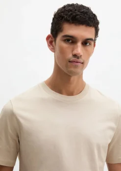 T-Shirt regular garment-dyed aus reiner Bio-Baumwolle