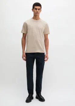 T-Shirt regular garment-dyed aus reiner Bio-Baumwolle