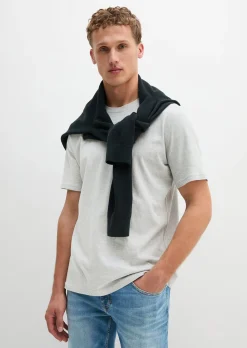 T-Shirt regular garment-dyed aus reiner Bio-Baumwolle
