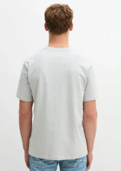 T-Shirt regular garment-dyed aus reiner Bio-Baumwolle
