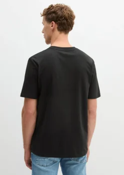 T-Shirt regular garment-dyed aus reiner Bio-Baumwolle