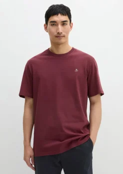 T-Shirt regular garment-dyed aus reiner Bio-Baumwolle