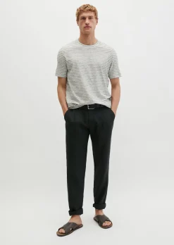 T-Shirt regular in softem Slub-Jersey