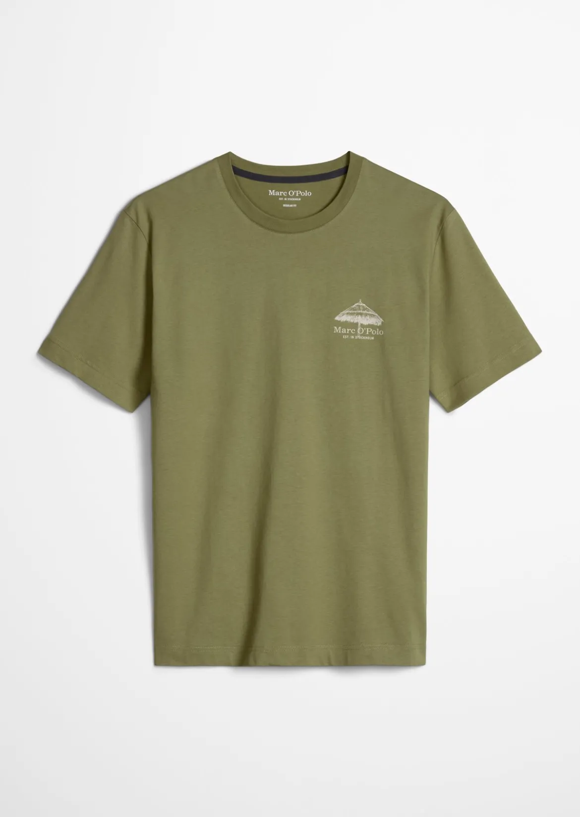 T-Shirt regular mit sommerlichem Rückenprint