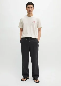 T-Shirt regular mit sommerlichem Rückenprint