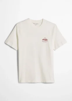T-Shirt regular mit sommerlichem Rückenprint