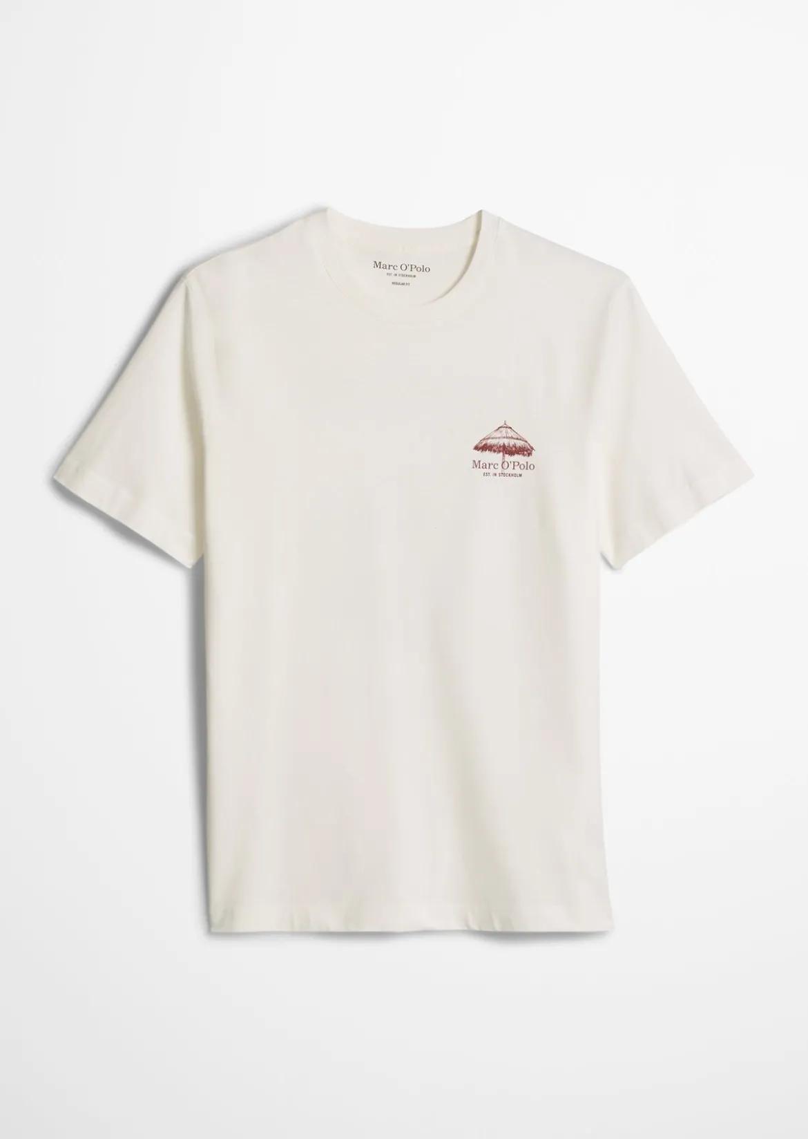 T-Shirt regular mit sommerlichem Rückenprint