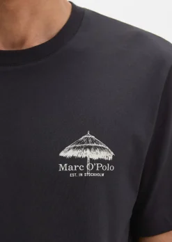 T-Shirt regular mit sommerlichem Rückenprint