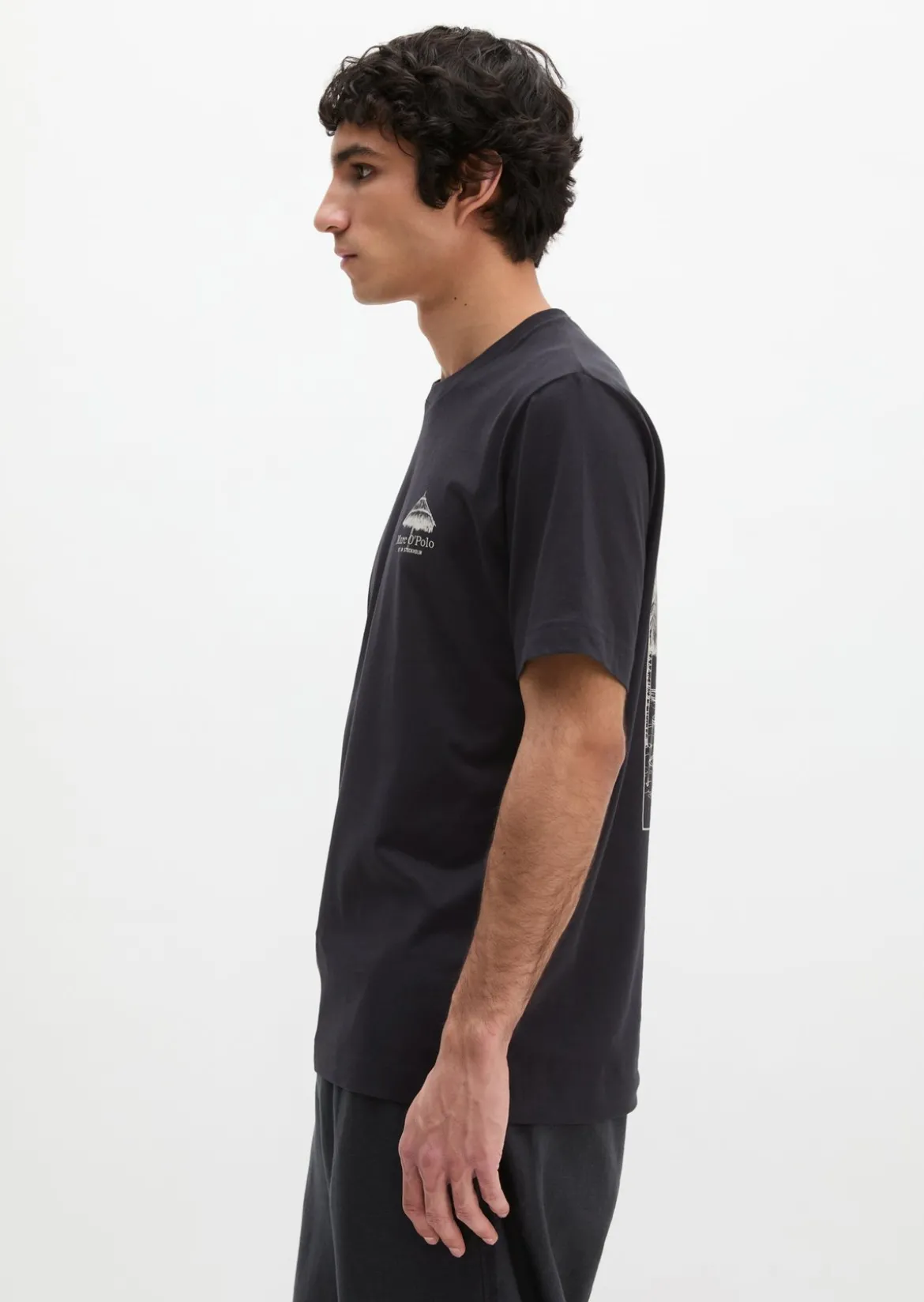 T-Shirt regular mit sommerlichem Rückenprint