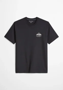 T-Shirt regular mit sommerlichem Rückenprint