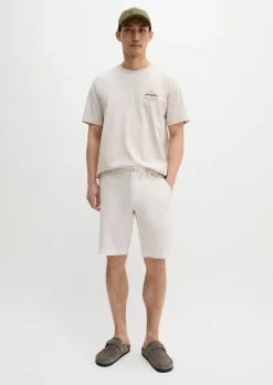 T-Shirt regular mit sommerlichem Rückenprint