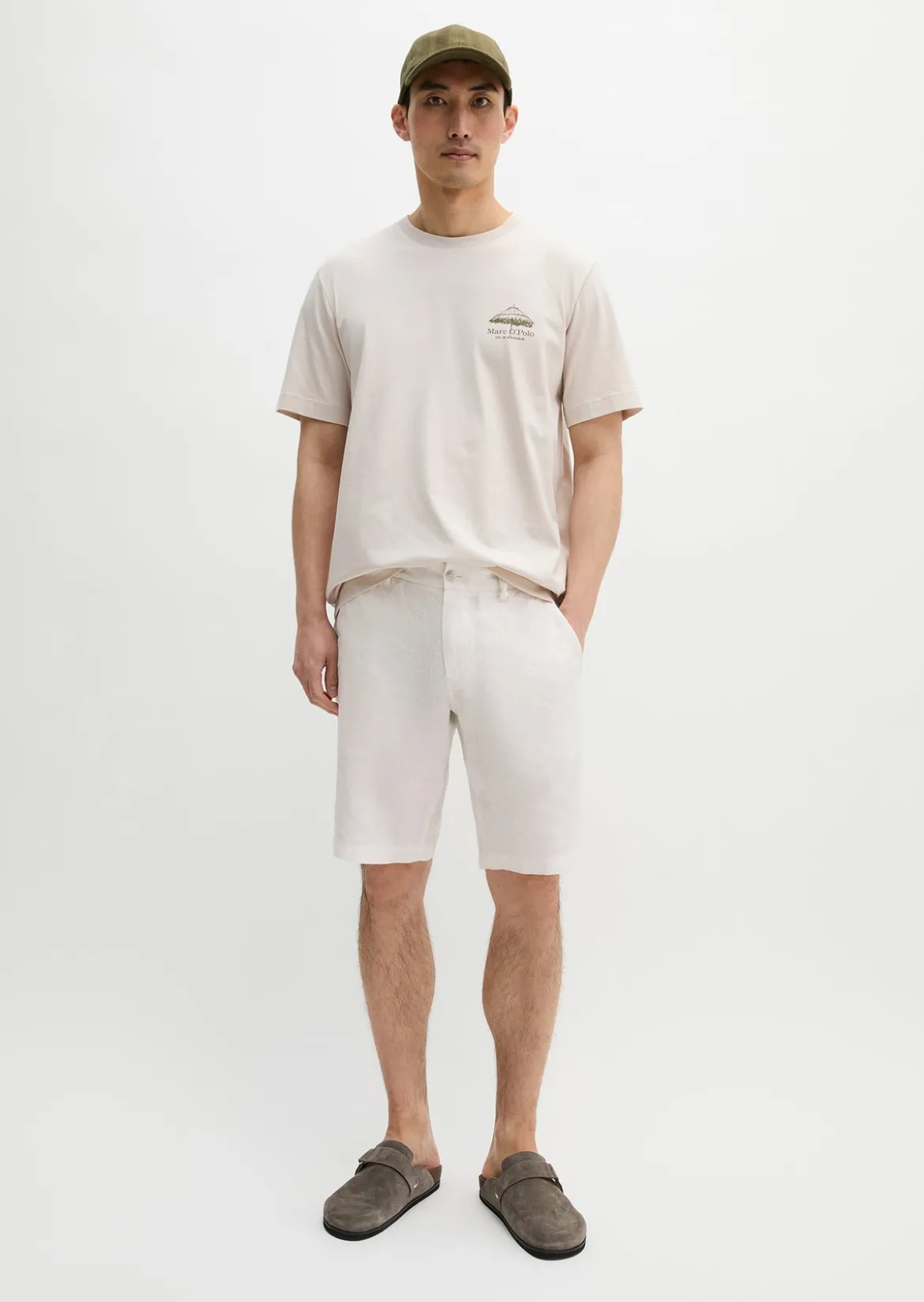 T-Shirt regular mit sommerlichem Rückenprint